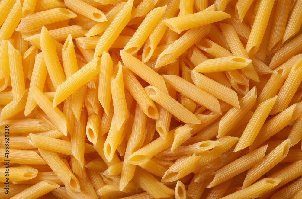 Close Up of Uncooked Penne Pasta Close Up of Uncooked Penne Pasta