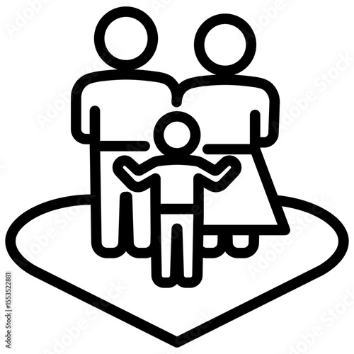 Family Outline Icon