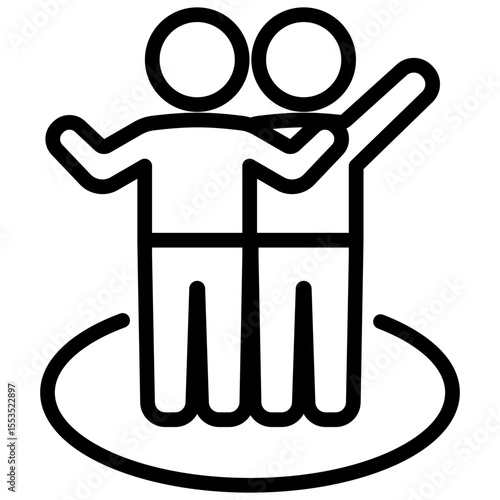 Friends Outline Icon