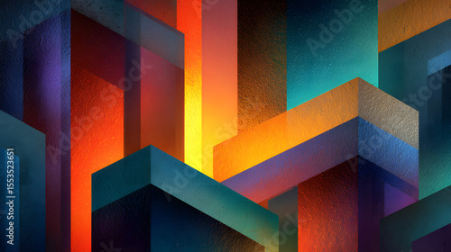 Abstract dark background with geometric shapes and lines