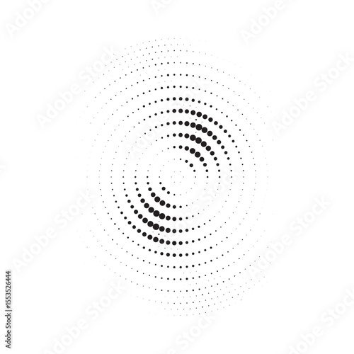 Burst Halftone light effect. Glowing light burst. abstract grunge halftone dots background. Vector illustration.