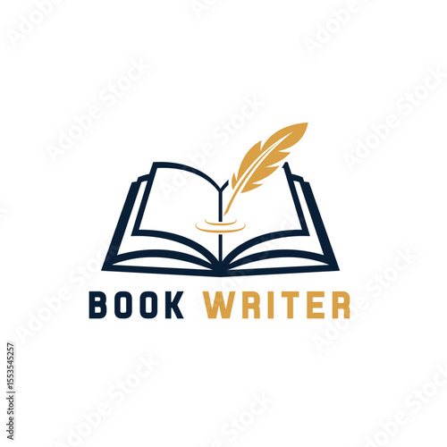 Book writer Logo - Author, Publishing, Literature