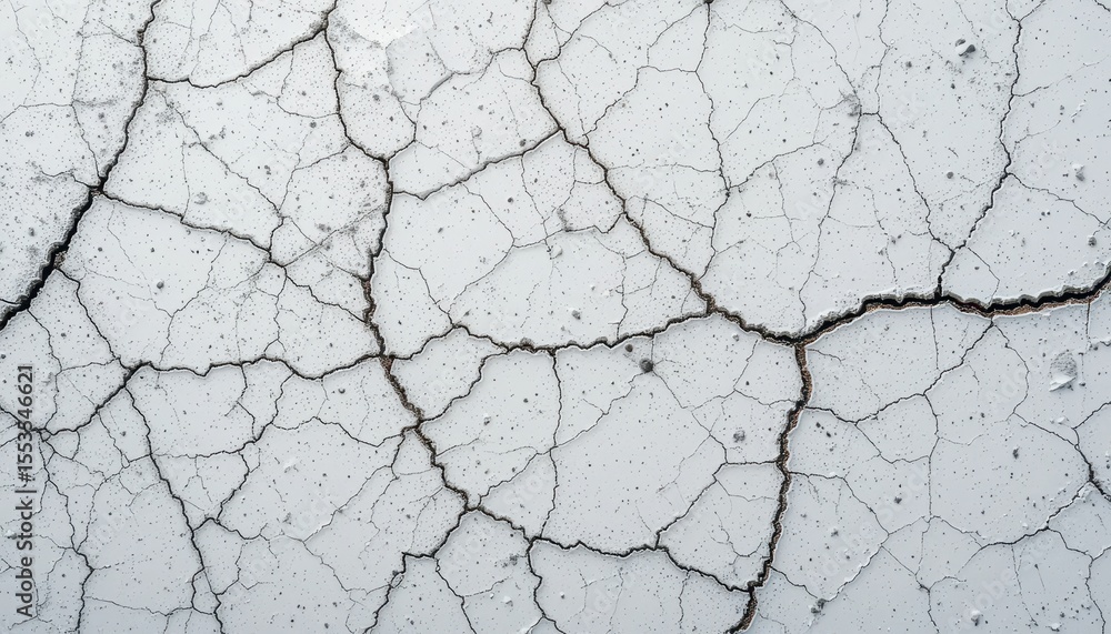 Abstract Cracked White Surface with Black Dust Patterns for Design and Text Applications Abstract Cracked White Surface with Black Dust Patterns for Design and Text Applications