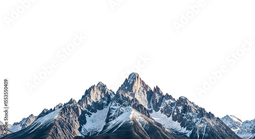 snow covered mountains