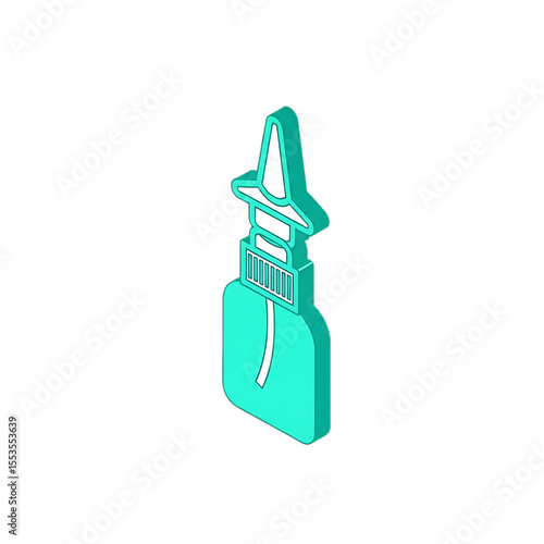 Nasal spray bottle icon representing medication for nose treatments.