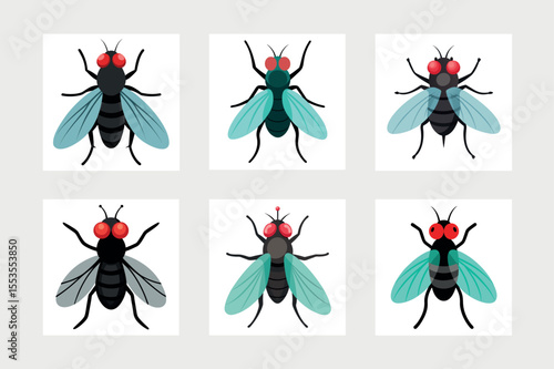  Fly logo icon vector illustration.
