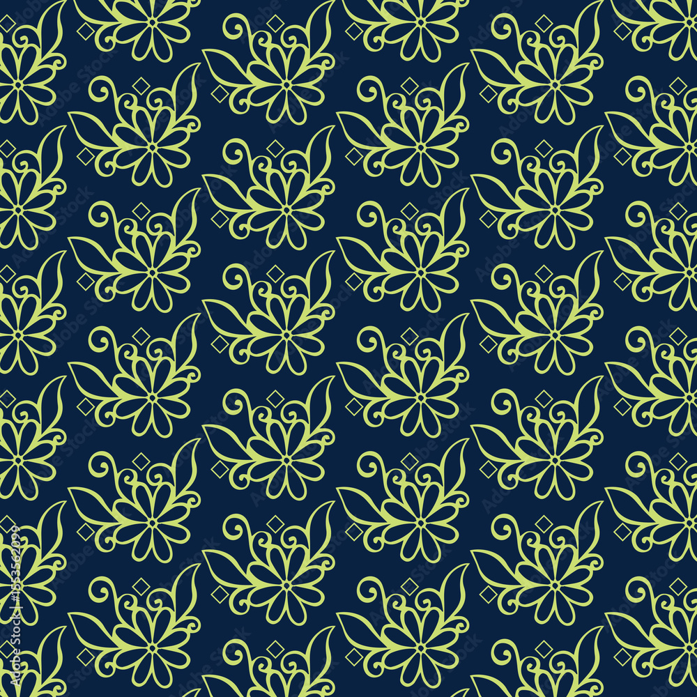 seamless damask pattern seamless damask pattern