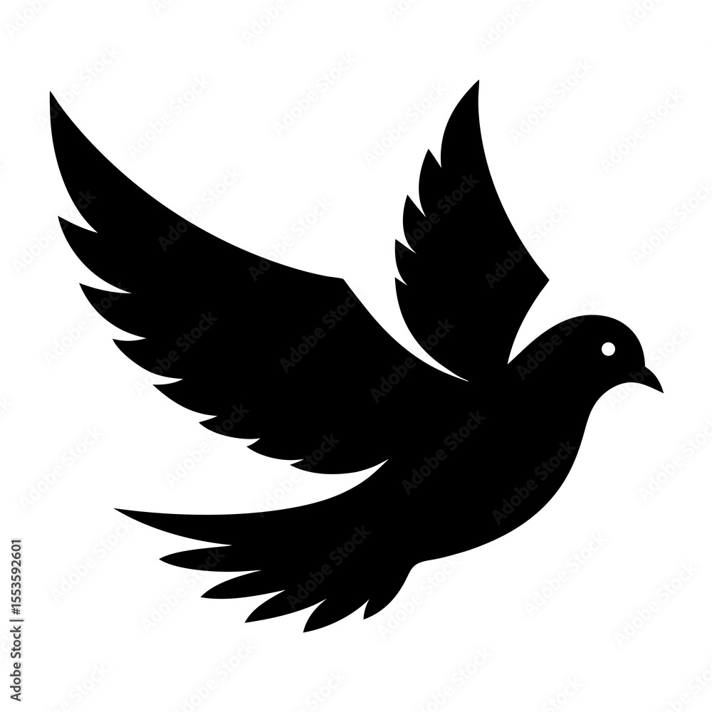 Obraz premium Sky bird Vectors White Backgrounds