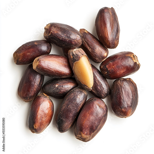 Wallpaper Mural Pile of raw shelled pine nuts with one nut partially opened food Torontodigital.ca