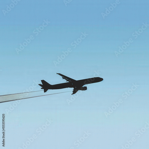 airplane in the sky