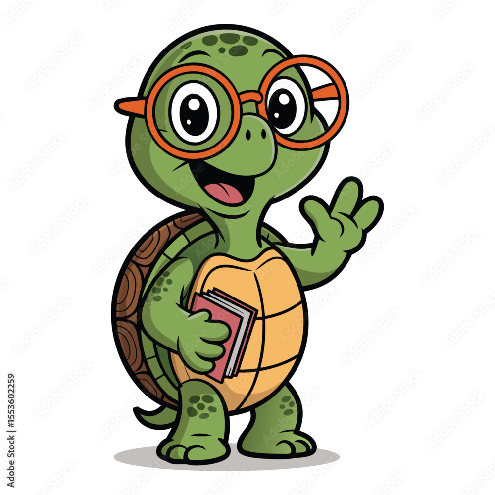 Obraz premium turtle cartoon clipart