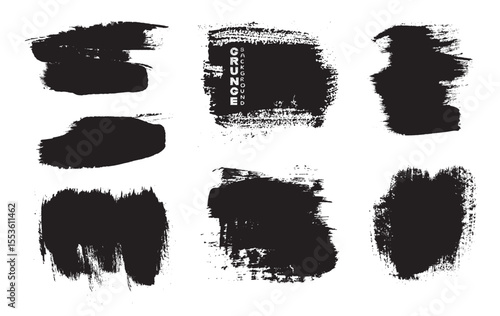 Grunge brush texture banner