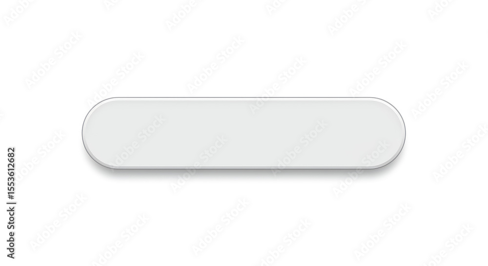 White Button with Shadow Effect. White Button with Shadow Effect.