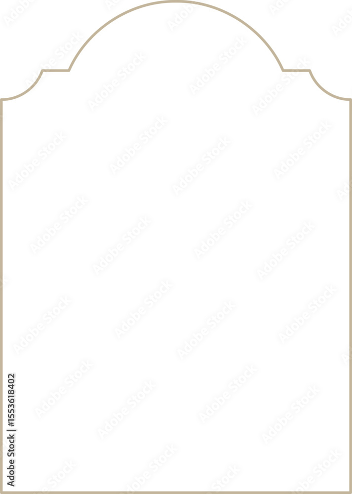 Obraz premium Monoline Classic Vintage Frame 