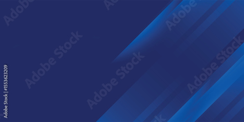 Abstract blue background with glowing geometric lines. Modern blue gradient square shape design. Futuristic technology concept. Suit for brochure, corporate, website, poster, banner, cover modern art
