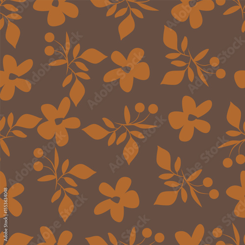 vintage floral seamless pattern. Rich with nostalgia and classic elegance, this pattern evokes the charm of a bygone era for print and textile