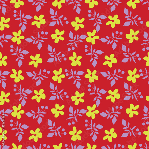 vintage floral seamless pattern. Rich with nostalgia and classic elegance, this pattern evokes the charm of a bygone era for print and textile