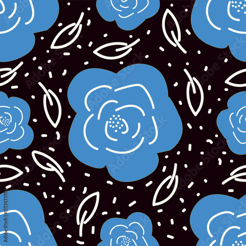 vintage floral seamless pattern. Rich with nostalgia and classic elegance, this pattern evokes the charm of a bygone era for print and textile