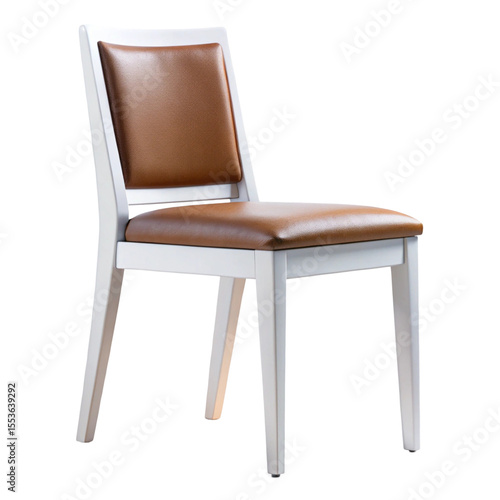 Wallpaper Mural wooden chair isolated on white Torontodigital.ca