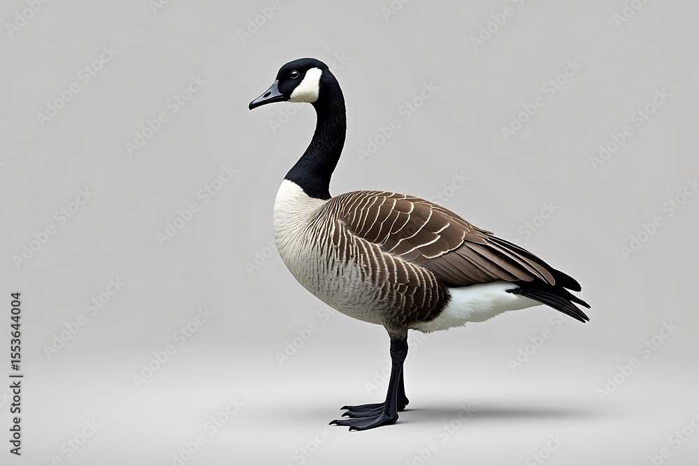 Obraz premium Canada goose isolated on white background