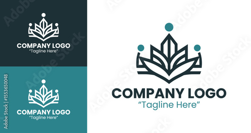 Custom Teal Logo Design for Modern Business Branding and Identity Creation