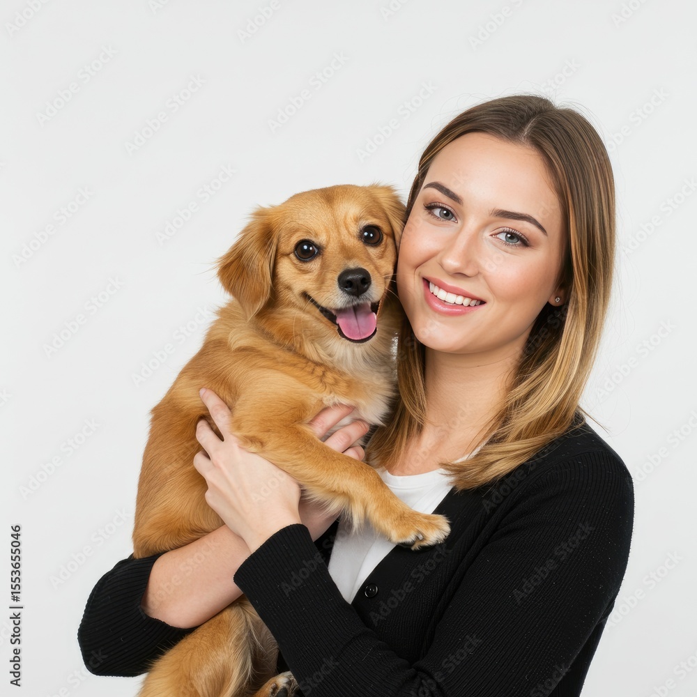 woman with dog woman with dog