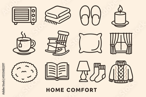 Cozy home essentials: slippers, candles, pillows, and more for comfort