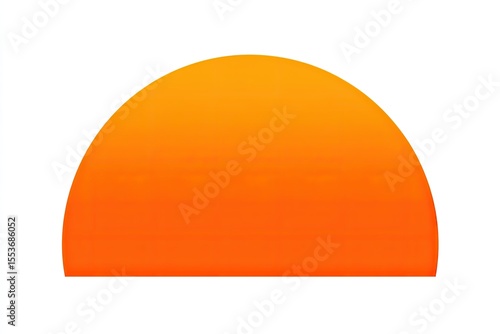 A vibrant orange sunset design.