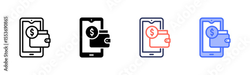 Mobile Wallet Icon