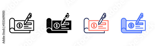 Bank Check Icon