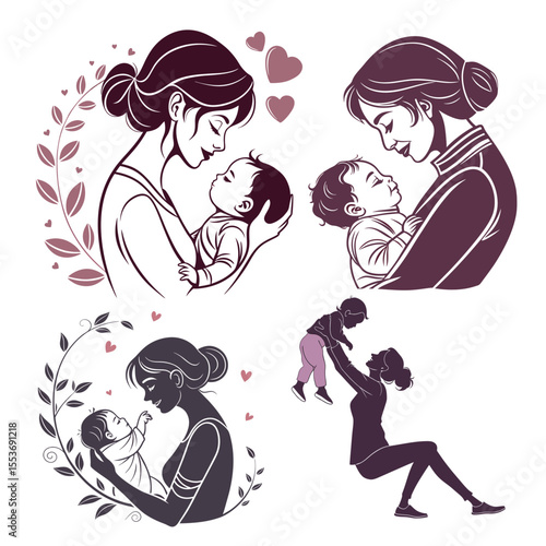 Motherhood A Collection of Tender Moments, Maternal Love, and Cherished Bonds