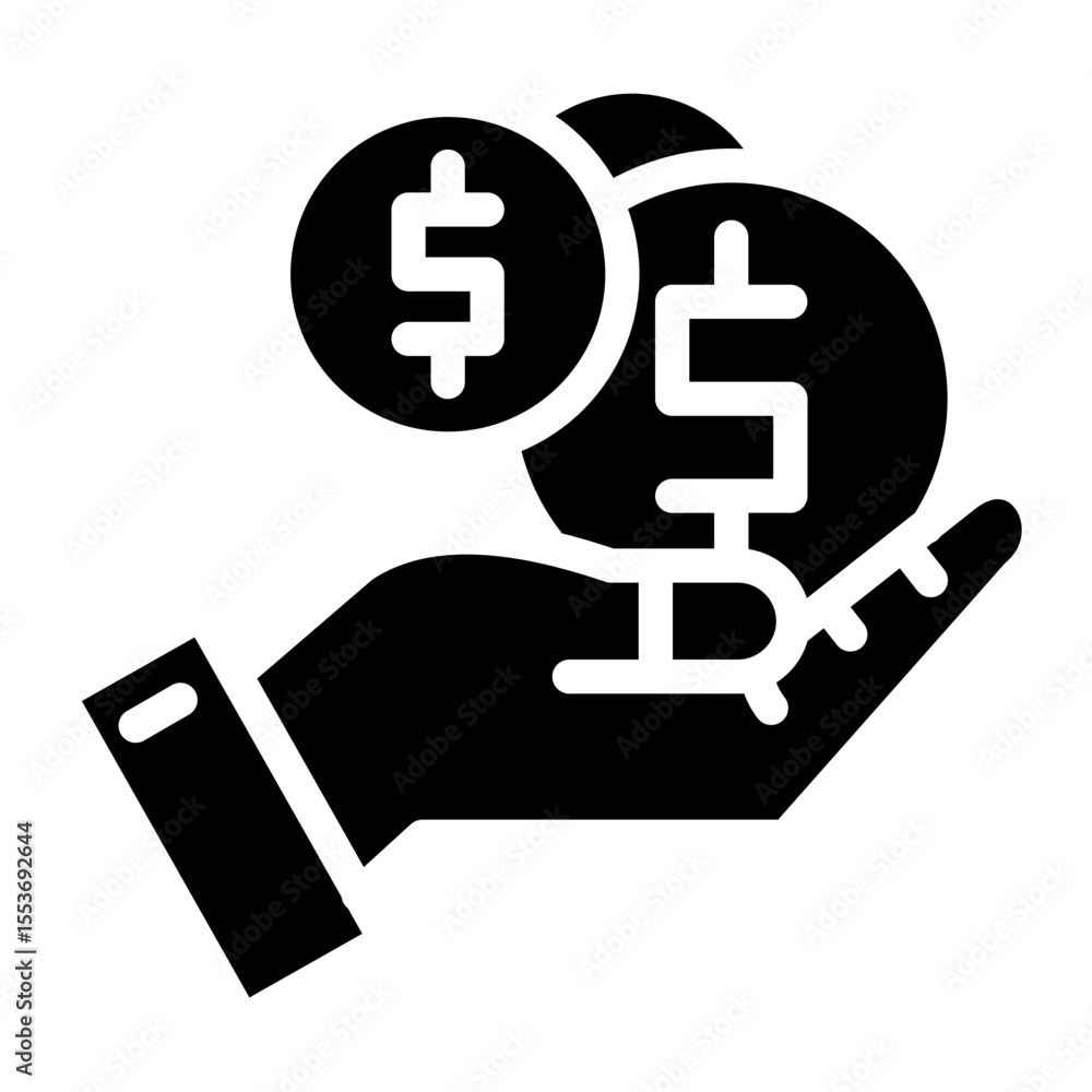Venture Capital Vector Icon Style Venture Capital Vector Icon Style