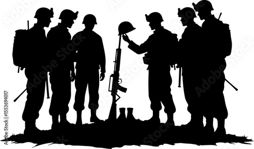 American Soldiers, military, army, advance,Vector Bundle