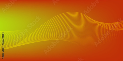 Abstract orange gradient vector background.