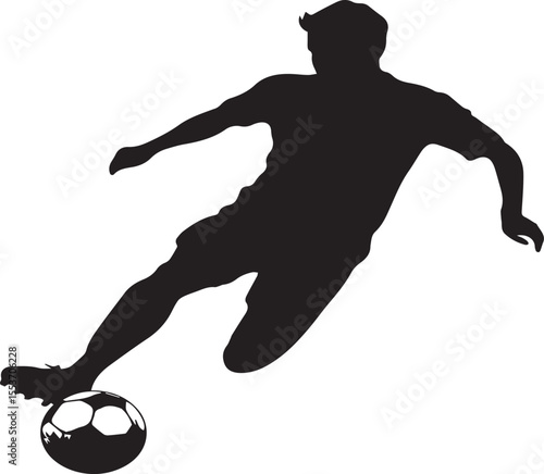 football player silhouette vector