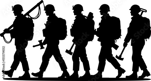 Soldiers, Military, Army,  vector bundle