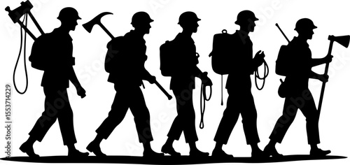 Soldiers, Military, Army,  vector bundle