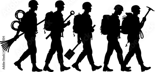 Soldiers, Military, Army,  vector bundle