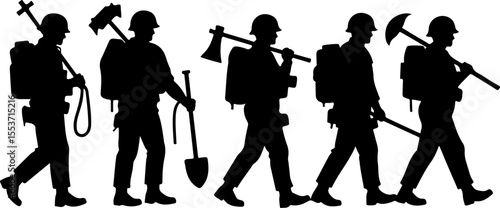 Soldiers, Military, Army,  vector bundle
