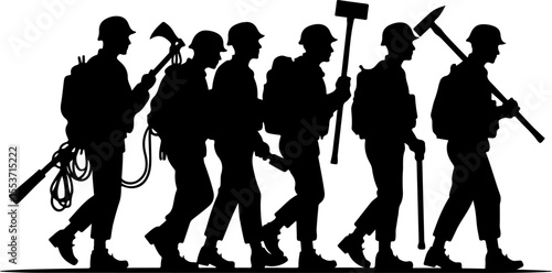 Soldiers, Military, Army,  vector bundle