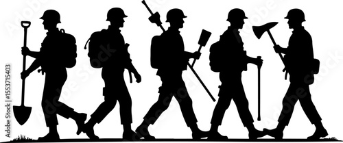 Soldiers, Military, Army,  vector bundle
