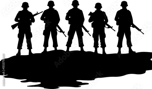 Soldiers, Military, Army,  vector bundle