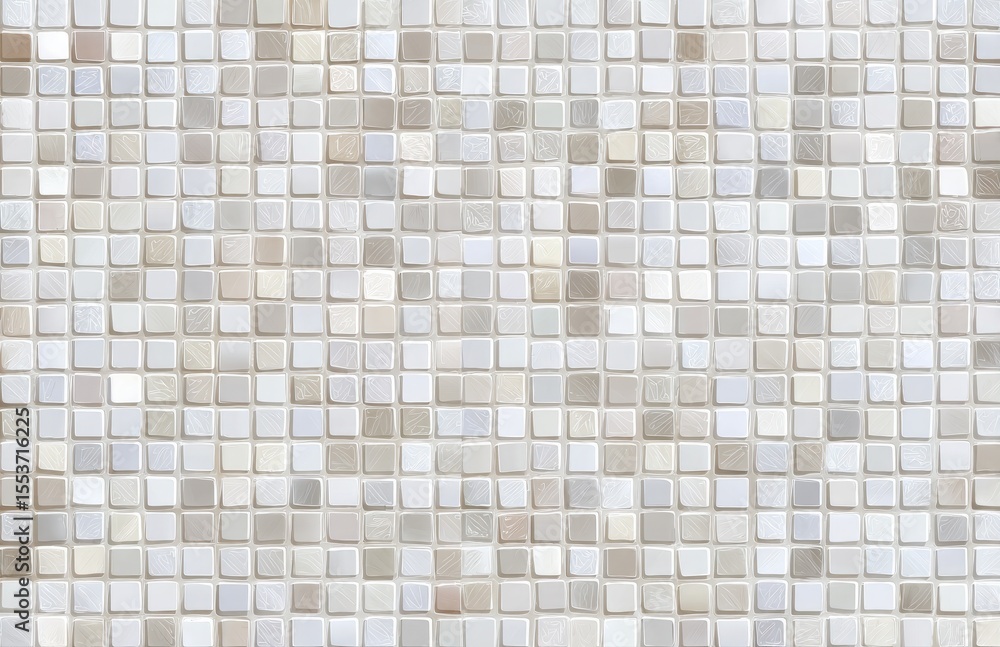 Fototapeta premium Close-up view of small square tiles