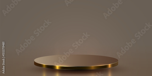 Abstract scene background. Product presentation, mock up, winner, Podium, stage pedestal or platform. Vector illustration