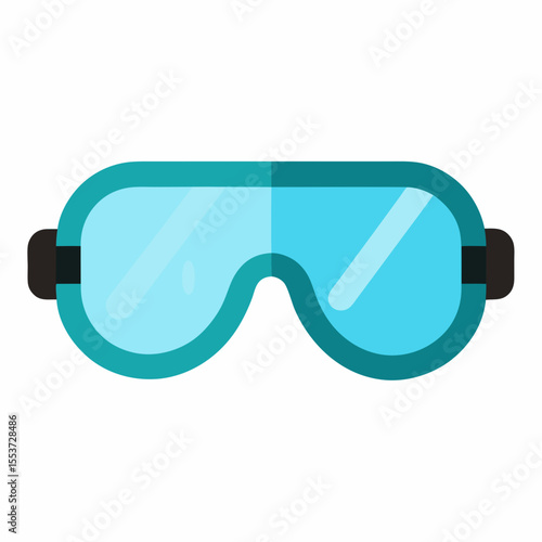 Teal safety glasses protective eyewear