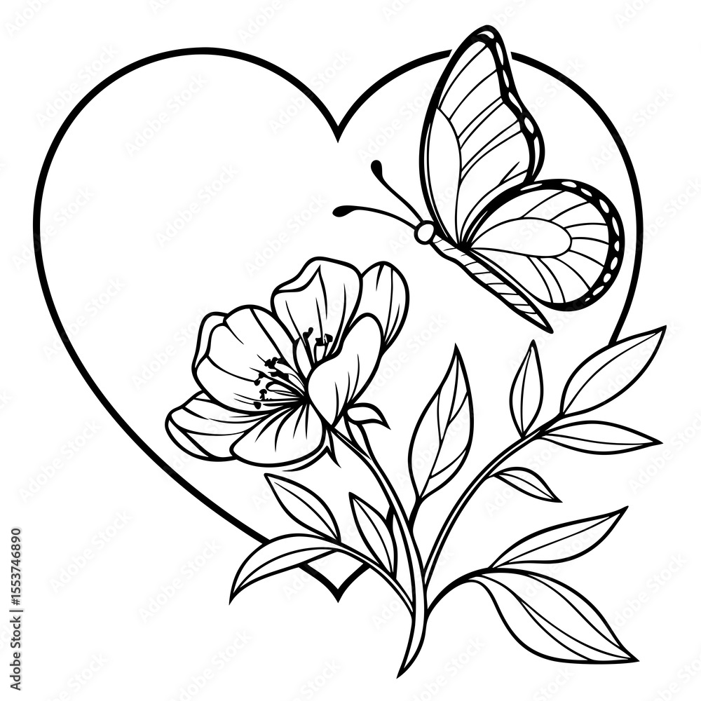 Obraz premium abstract flower vector illustration