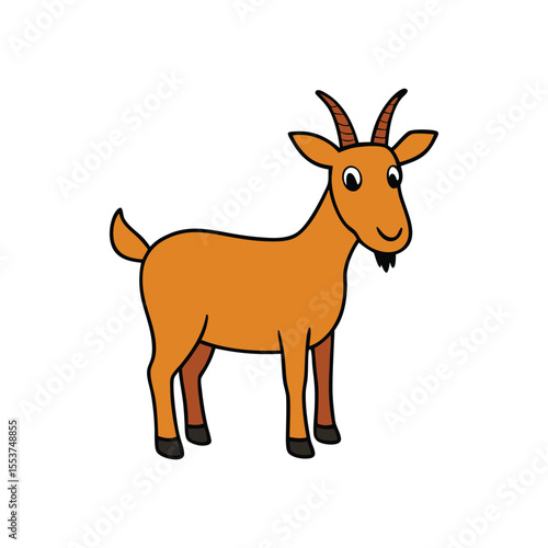 Goat clipart vector art illustration