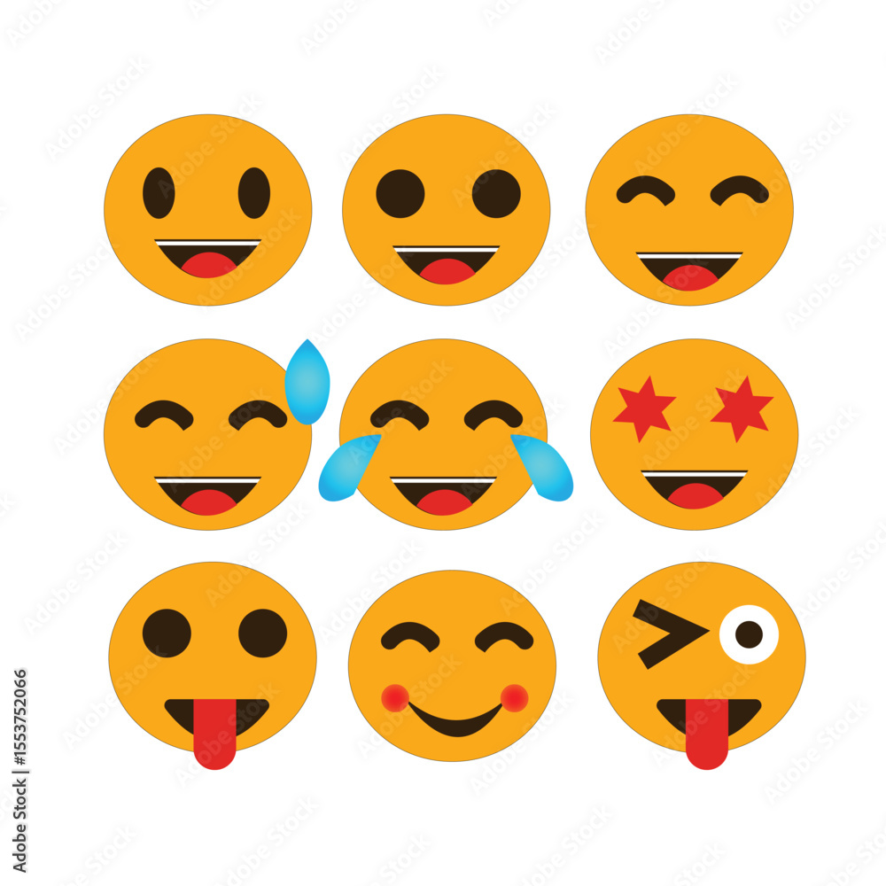 set of emoji set of emoji