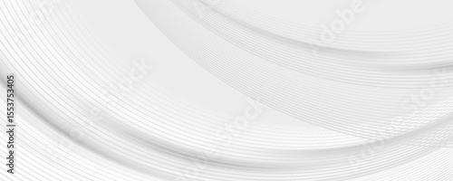 Elegant speed futuristic high-tech swoosh wave stream background. Mild smoke pattern abstract smooth gray modern soft layout. Vector illustration