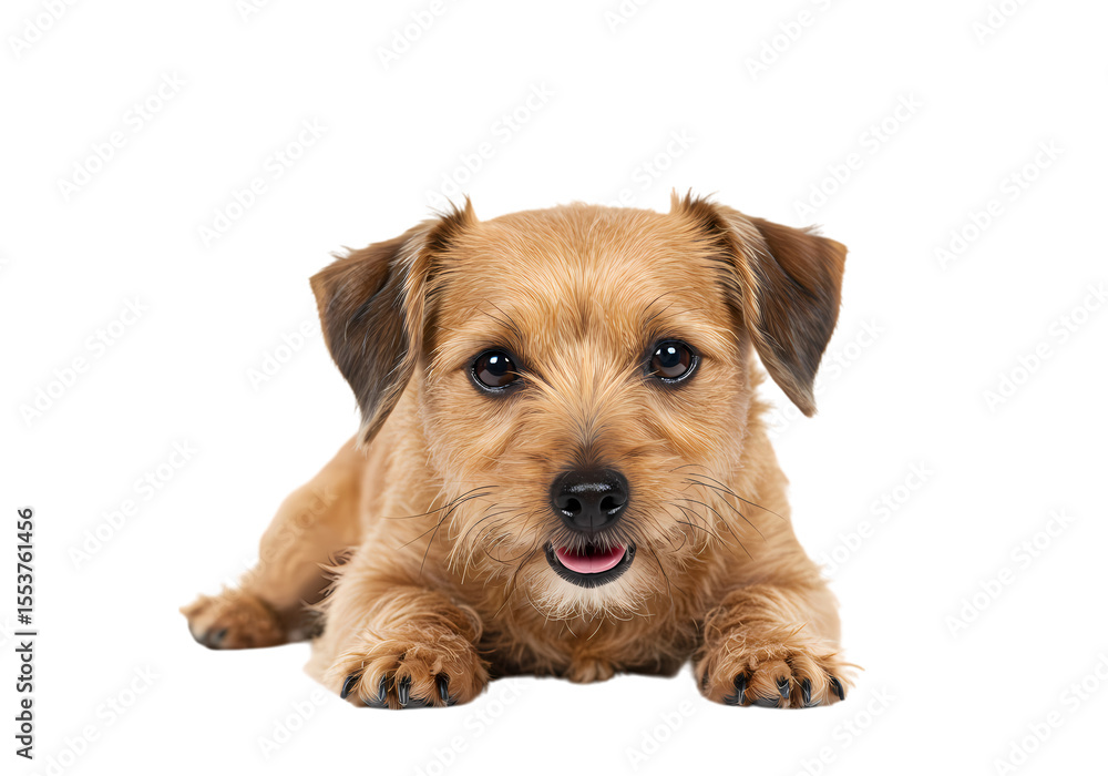 Charming Small Brown Dog Puppy Studio Portrait of a Cute Canine on transparent background Charming Small Brown Dog Puppy Studio Portrait of a Cute Canine on transparent background